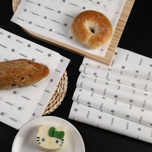 Sandwich Cake Packaging PE Coated Greaseproof Deli Bakery Food Service Custom Eco-Friendly <b>Recyclable</b> <b>Paper</b> Packaging - Product Image 3