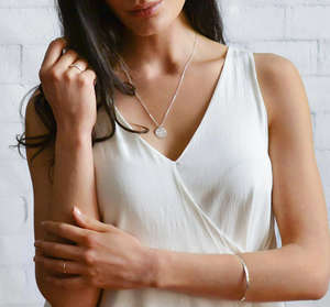 Collar de Acero Inoxidable con Tema Cristiano, Palabras Positivas, Joyería Espiritual, Dije Personalizado con Versículo Bíblico Inspirador - Product Image 2