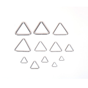 Hebillas Triangulares Metálicas de 2.5x20mm, 3x25mm, 3x38mm, 4x50mm, Duraderas para Bolsos, Ropa y Accesorios de Bricolaje - Product Image 3