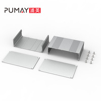 PB025A 145*82-L Boîtier de commande électrique fourni par l'usine, boîtier de projet DIY, panneau de commande en aluminium 6063+5052