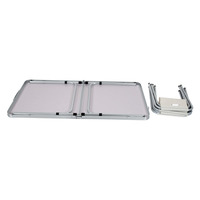 Vente en gros Table et chaises portables personnalisées pour l'extérieur réglable moderne cadre en aluminium pliable Camping Banquet Pique-nique Randonnée