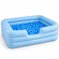 Piscine à balles gonflable portable pour enfants, facile à ranger, piscine à balles souples, piscine à balles rebondissante, location pour fêtes et événements