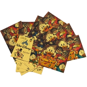 Billetes de Banco de <span class=keywords><strong>Anime</strong></span> de Scrooge McDuck de América 2026, Bañados en Oro de 24K para Regalos - Product Image 3
