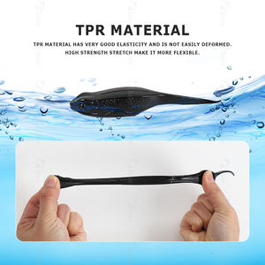 Tolure 6 pièces/sac appâts de pêche leurre flottant têtard appâts souples ensemble basse <span class=keywords><strong>truite</strong></span> leurre manivelle crochet pour plage rivière lac pêche - Product Image 3