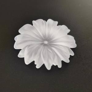 Flor de Cuarzo Escarchado Multipétalo Hecha a Mano de 22 mm F3 - Product Image 2