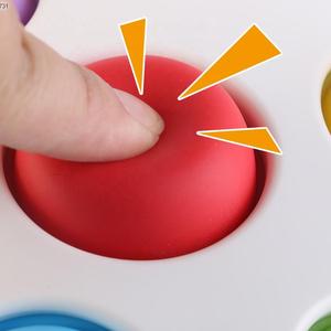 Silicone sensoriel Fidget jouet dessin animé <span class=keywords><strong>tortue</strong></span> coloré Cognition apprentissage éducatif Montessori jouets pour les tout-petits - Product Image 4