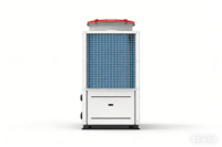 Unité modulaire refroidie par air à très basse température, refroidisseur à spirale refroidi par air à onduleur DC (10-120 CV/Mode double refroidissement et chauffage)