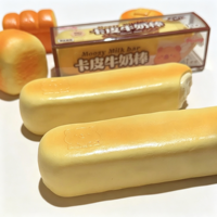 Jouet Squishy Capybara en forme de bâton de lait, en PU à rebond lent, imitation pain, anti-stress pour enfants