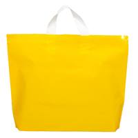 Sacs à provisions en plastique de protection de l'environnement de haute qualité, sac à poignée de Promotion de vêtements/sac pliant coloré
