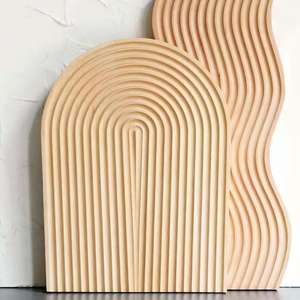 Assiette à dîner en bois de hêtre de style nordique créative, plateau multifonctionnel pour le fromage, le café, le gâteau, la cuisine, décoration de la maison - Product Image 5