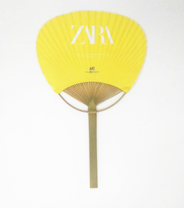 Abanico de Papel Ecológico Pintado a Mano, Estilo Fiesta, Artesanía de Bambú para Uso Personal y Eventos de Promoción de Bodas - Product Image 4