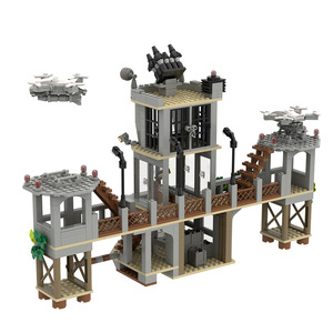MOC Sentry Camp ensamblado bloque de construcción masculino <span class=keywords><strong>militar</strong></span> pequeñas partículas <span class=keywords><strong>niños</strong></span> ladrillos juguetes educativos <span class=keywords><strong>para</strong></span> <span class=keywords><strong>niños</strong></span> - Product Image 3
