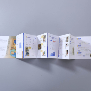 Brochure A4 pliée en trois, style <span class=keywords><strong>accordéon</strong></span>, en papier offset, pour impression de <span class=keywords><strong>d</strong></span>épliants ou de cartes – Tendance actuelle - Product Image 1