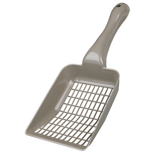 Recogedor de arena para gatos XL, diseño de rejilla de plástico verde para caja de arena para gatos - Product Image 4