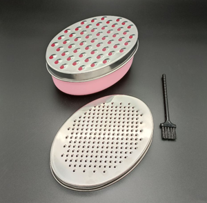 Râpe à fromage zesteur d'agrumes et de citron avec récipient de stockage des aliments et couvercle-Parfait pour les fromages durs au parmesan ou au cheddar doux, le gingembre - Product Image 4