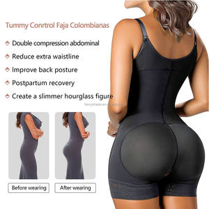 FancyShape Femme Ultra Sculpts Fajas Colombianas Ultra Ferme Buste Ouvert Barboteuse Shapewear - Product Image 4