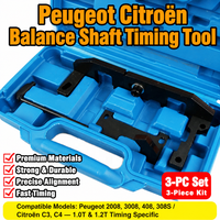 CIHOO 3-teiliges Motor-Einstellwerkzeug-Set für Peugeot 2008 408 308S Citroen C3 C4 1.2T Ausgleichswellen-Arretierung mit Hartschalenkoffer