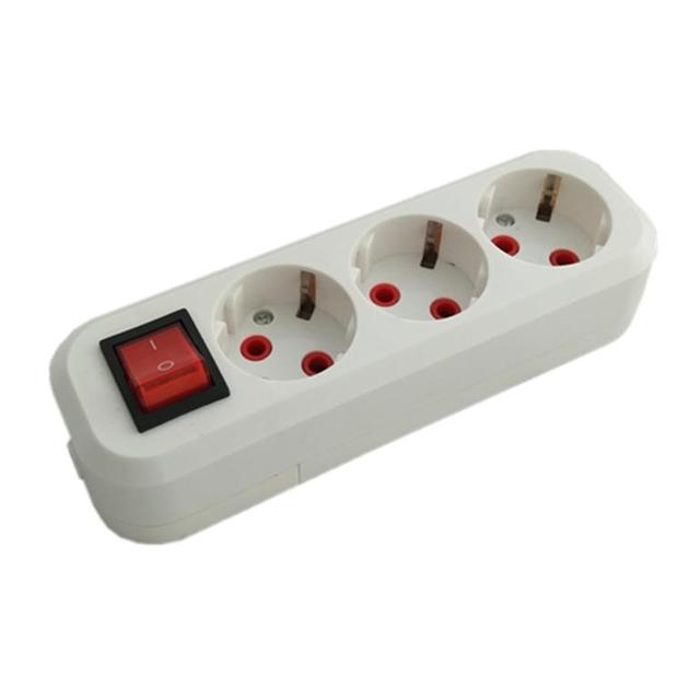 3 Way Earthing Socket With Switch