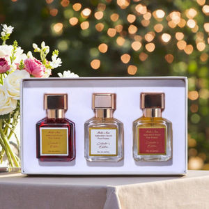 Set Hadiah Parfum Wanita Grosir 25mL*3 Aroma Kayu yang Tahan Lama dengan Sentuhan Bunga dan Buah - Product Image 4