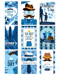Enveloppes de cartes de <span class=keywords><strong>voeux</strong></span> de fête des pères heureux avec autocollants Meilleures cartes de papa pour <span class=keywords><strong>les</strong></span> fournitures de cadeaux de fête à thème de fête des pères - Product Image 3