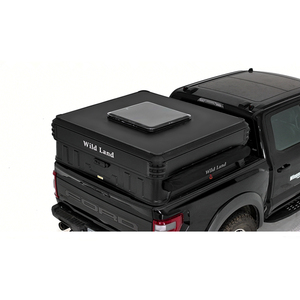 Tente de lit de camionnette de taille familiale Camping en plein air tente de toit télécommandée électrique <span class=keywords><strong>4X4</strong></span> tout-terrain pour 2-3 personnes avec échelle - Product Image 6
