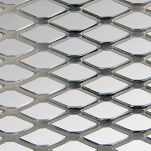 רשת מתכת מורחבת רב צבעונית, מחוררת, עמידה בפני קורוזיה, גדר חווה, בנייה דקורטיבית, שקופה לאור - Product Image 1