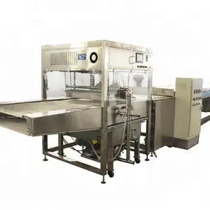 New technology chocolate coating enrobing machine for chocolate factories