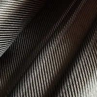 Fabricants d'usine Tissu en fibre de carbone 2x2 Twill Weave 3K 200g Tissu de carbone noir