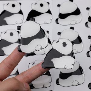 Adesivos de Resina Epóxi 3D com Design Encantador para Capas de Celular, Atacado de Adesivos Decorativos 3D em Cúpula de Resina Epóxi Fofos para Copos - Product Image 1