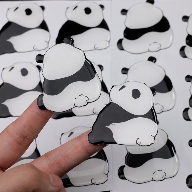 Lovely Design 3D Epoxy Resin Phone Case Stickers Wholesale 3d Dome Epoxy Cute Decorative Stickers for Cups