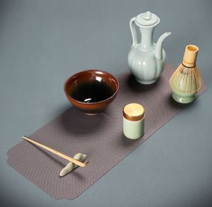 Juego de Té Matcha Japonés de Regalo con Batidor de Bambú y Soporte de Cerámica para el Batidor, Caja de Regalo de Viaje Ecológica Vintage - Product Image 4