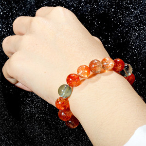 Pulsera de Arusha Natural de Alta Calidad, Color Dorado, Cristal de Sol, Energía Positiva, Curación - Product Image 5