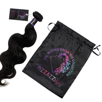 Autocollant d'étiquette personnalisée auto-adhésif revêtement cheveux paquets enveloppes logo personnalisé