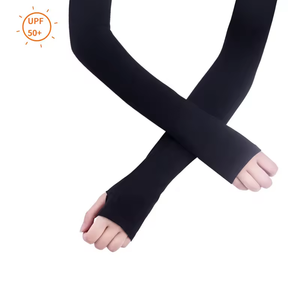 Maßgefertigte Großhandels-Sonnenschutz-Armstulpen aus Eisseide, Kühlende Ellbogen-Armstulpen - Product Image 5