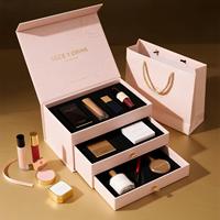 Boîte à parfum de luxe personnalisée pour homme, en carton noir écologique, matériaux recyclés, fermeture magnétique haut de gamme