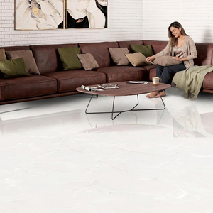 Alabaster Natural 800x1600mm Glossy Porcelain Floor And Wall Tiles Marble Look Premium Indian Design - Product Image 6