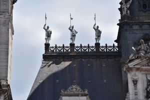 Matériaux <span class=keywords><strong>de</strong></span> construction en métal reproduits par l'Hôtel <span class=keywords><strong>de</strong></span> Ville <span class=keywords><strong>de</strong></span> <span class=keywords><strong>Paris</strong></span> avec crête en cuivre pour toit en cuivre décoratif <span class=keywords><strong>de</strong></span> villa - Product Image 5