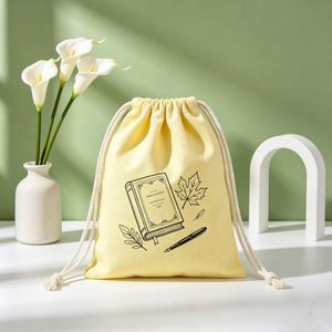 Bolsas Organizadoras de Lona Ecológica con Cordón, Bolsas Protectoras para Productos Artesanales Hechas a Mano al por Mayor - Product Image 3