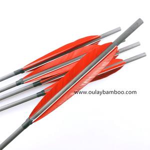 Flechas de fibra de carbono para tiro con arco con material importado, plumas de corte <span class=keywords><strong>Manchu</strong></span>, flechas de Tiro con Arco a caballo - Product Image 2
