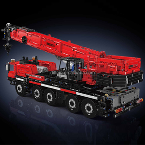 LTM1110 Modèle de camion de <span class=keywords><strong>grue</strong></span> <span class=keywords><strong>électrique</strong></span> à fonctions complètes Blocs de construction de camion d'ingénierie <span class=keywords><strong>Jouet</strong></span> de brique d'assemblage de bricolage - Product Image 4