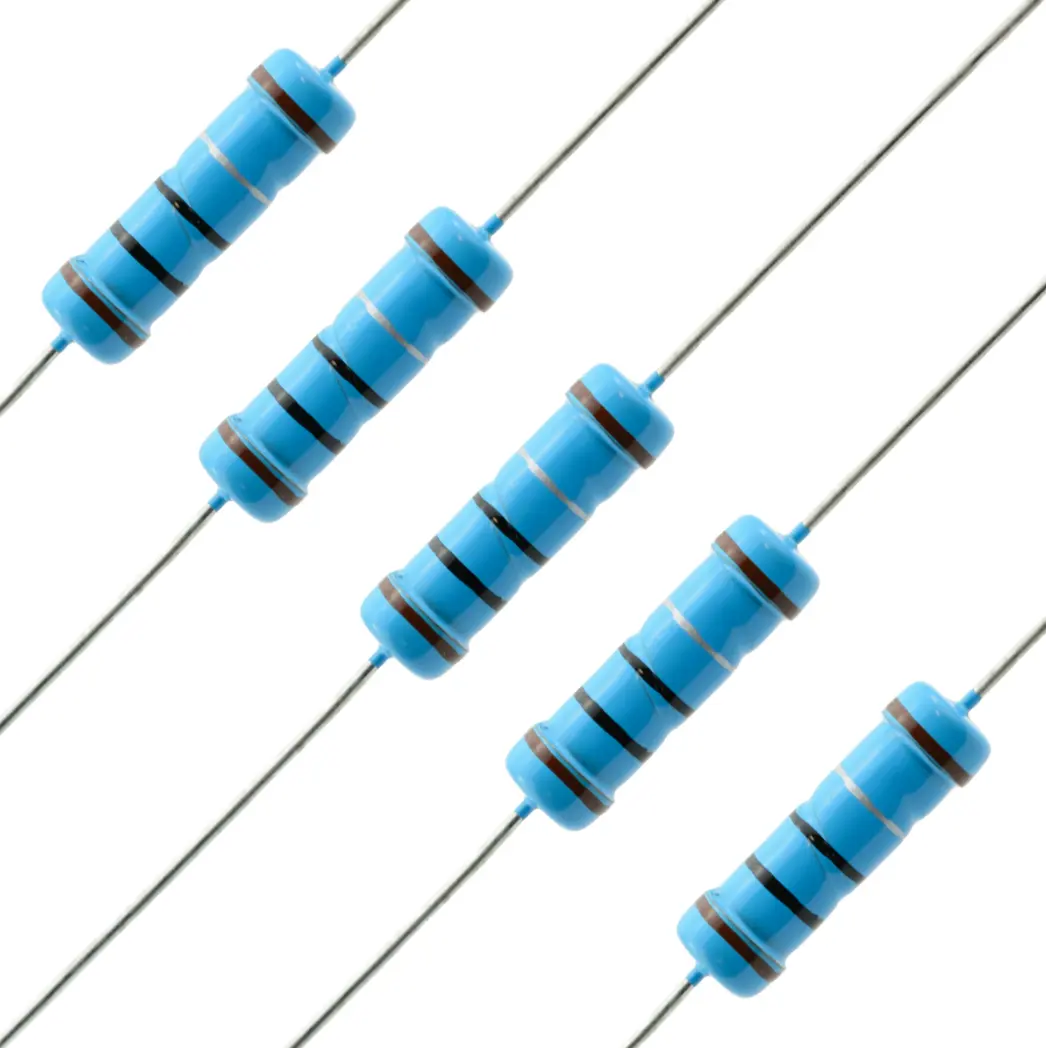 Harga Resistor 1/4W kode Warna Resistor 100 ohm Film logam Warna 100k 10k 5k 1k Tersedia banyak model