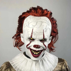 Máscara <span class=keywords><strong>de</strong></span> <span class=keywords><strong>Payaso</strong></span> Malvado que Ríe para Halloween Cosplay <span class=keywords><strong>de</strong></span> Joker <span class=keywords><strong>Asesino</strong></span> Aterrador Accesorio Engañoso para Casa Embrujada Máscara <span class=keywords><strong>de</strong></span> Látex Accesorios <span class=keywords><strong>de</strong></span> Cosplay <span class=keywords><strong>de</strong></span> Terror - Product Image 1