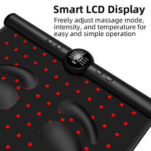 Tapis <span class=keywords><strong>de</strong></span> massage des pieds par électrostimulation et thérapie par lumière rouge, télécommande sans fil, portable, pliable, batterie au lithium rechargeable, points d'acupuncture, CE - Product Image 1