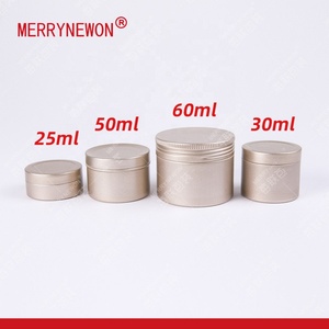Customizable Aluminum Metal Can 25ml/50ml/30ml for Essential Oil & Skin Care in Frosted Cream Jar - Product Image 1