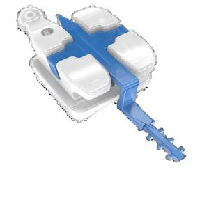 Staffa inferiore per denti in plastica staffa inferiore in ceramica staffa in ceramica ortodontica in ceramica - Product Image 1