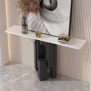 Tavoli Console di Design Nordico per <span class=keywords><strong>Ingresso</strong></span> e Soggiorno, <span class=keywords><strong>Mobile</strong></span> Decorativo Espositivo, Tavolo d'<span class=keywords><strong>Angolo</strong></span> - Product Image 4