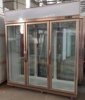 Congélateur commercial à vente chaude de l'usine de Foshan, 1500L, congélateur vertical de supermarché, congélateur de présentation