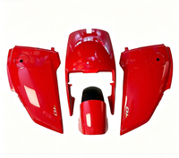 Kit de carénage ABS vert brillant 6 pièces pour moto électrique SOCO, ensemble de carénage complet personnalisé pour la réparation et la modification de scooter électrique