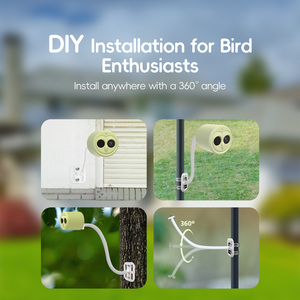 Willfine New 4K AI Reconnaissance d'oiseaux Mini caméra intelligente de mangeoire d'oiseaux Caméra d'observation d'oiseaux pour toute arrière-cour - Product Image 6