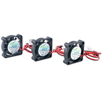 ANCHAOPU Ventilateur de refroidissement ultra-mince 2,5 cm 25x25x7mm DC5V/12V/24V 2 broches Micro-ventilateur pour boîtier d'ordinateur, imprimante, alimentation, roulement fluide